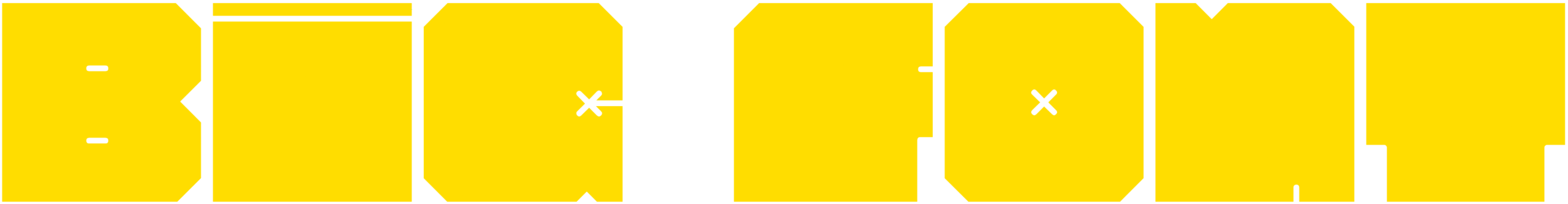 BIG FONT header